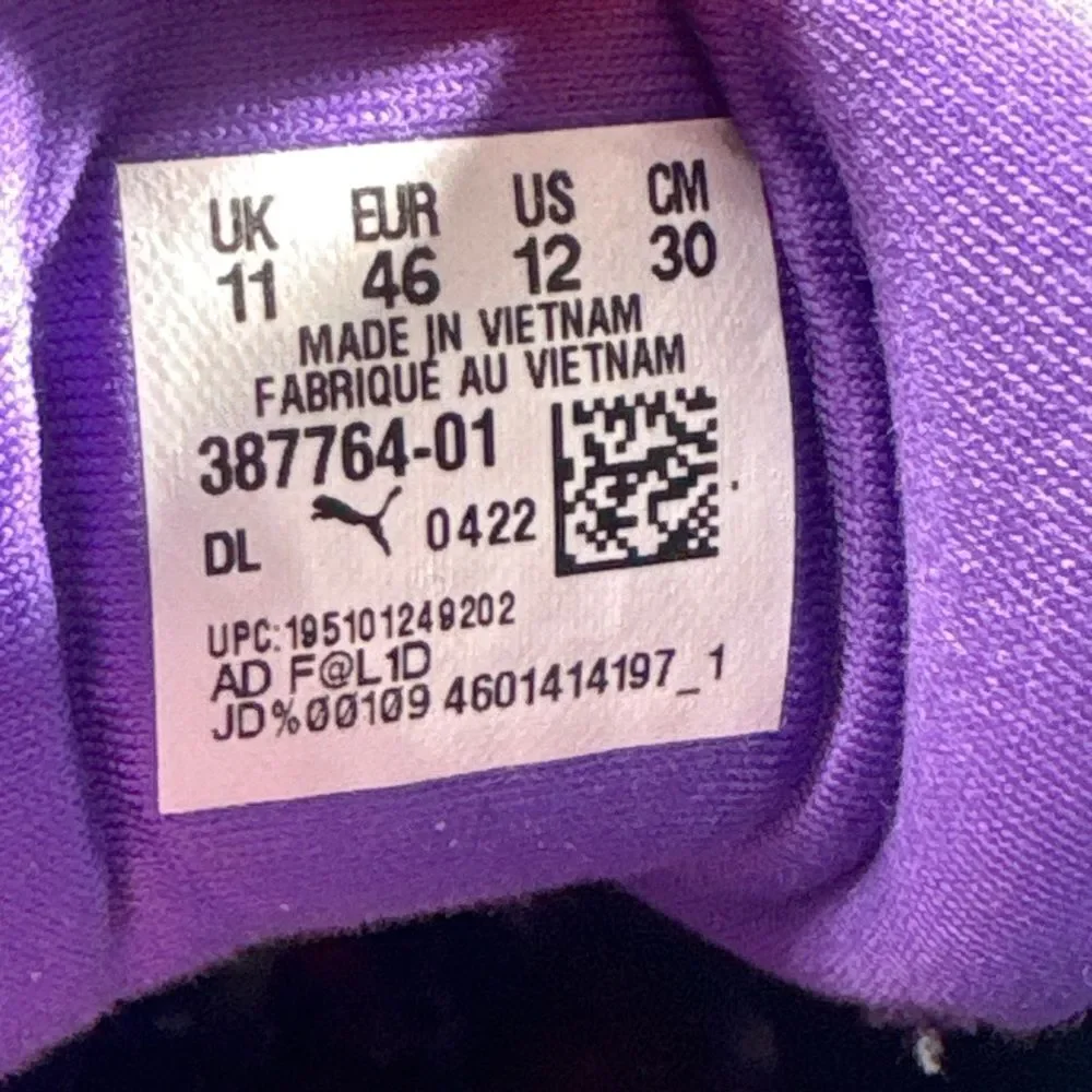 Puma RS-X Running System Purple Multicolor Sneakers Size 12